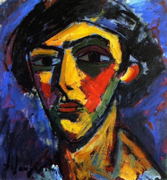 Head Of A Youth by Alexej Von Jawlensky