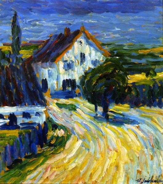 Houses In Wasserburg On The Inn by Alexej Von Jawlensky