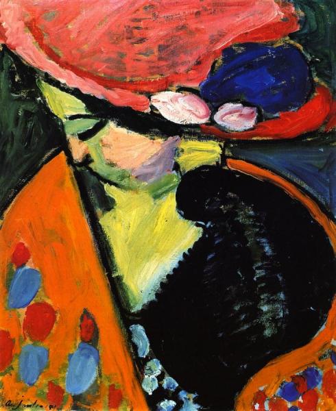 Inclined Head by Alexej Von Jawlensky