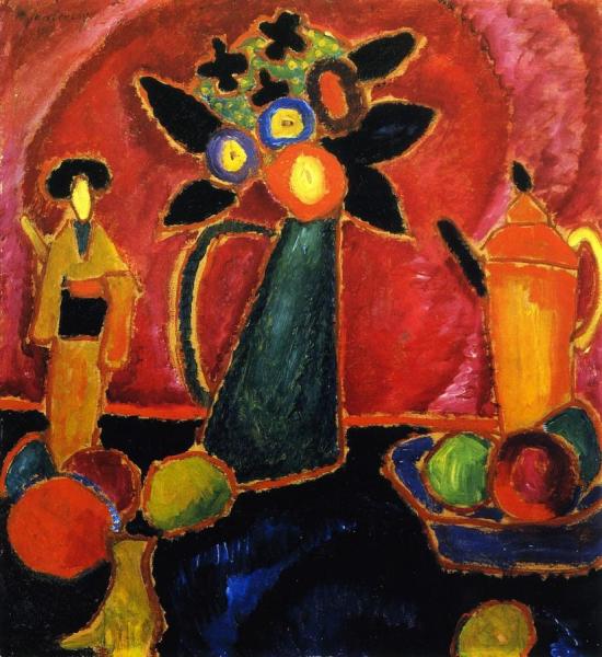 Japanese Flower by Alexej Von Jawlensky