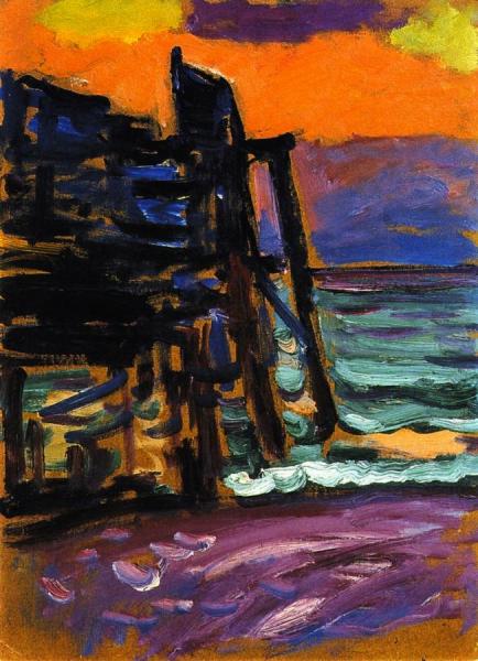 Landing Place Near Prerow by Alexej Von Jawlensky