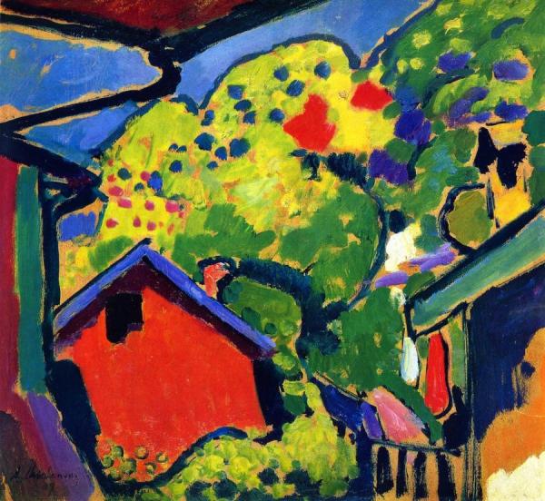 Landscape In Murnau by Alexej Von Jawlensky
