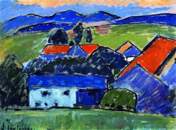Landscape - Murnau by Alexej Von Jawlensky