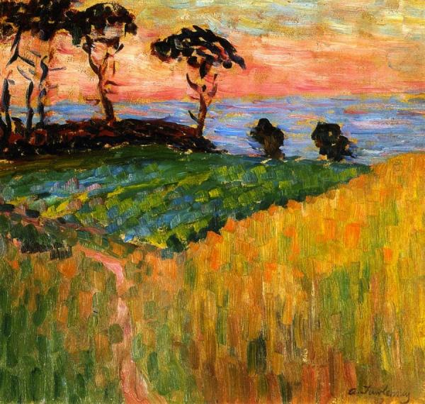 Landscape Near Marseille by Alexej Von Jawlensky