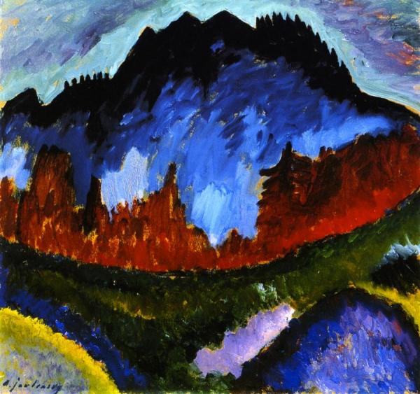 Landscape Near Oberstdorf by Alexej Von Jawlensky