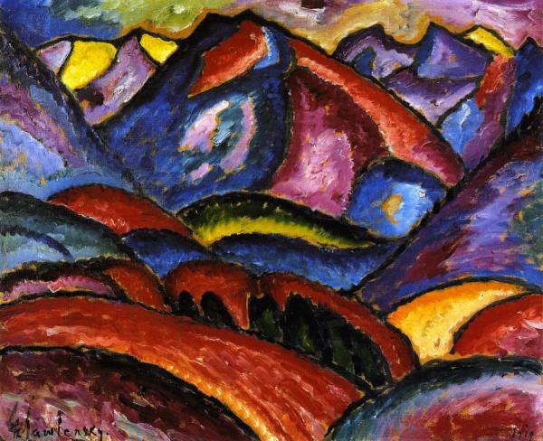 Landscape, Oberstdorf by Alexej Von Jawlensky