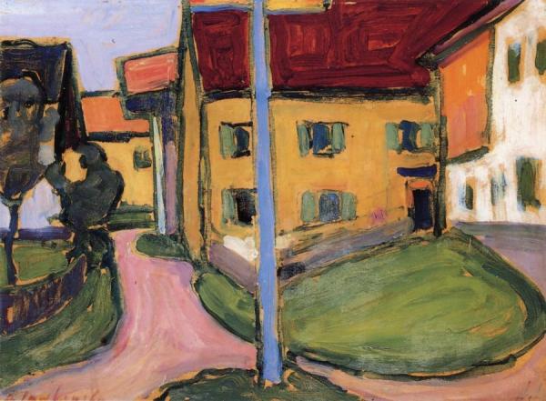 Landscape With Pole by Alexej Von Jawlensky