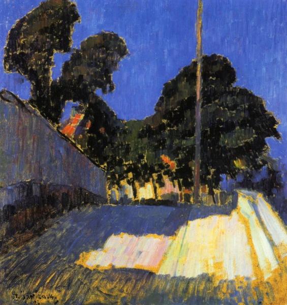 Landscape With Tree by Alexej Von Jawlensky