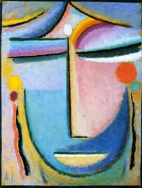 Alexej Von Jawlensky Large Abstract Head