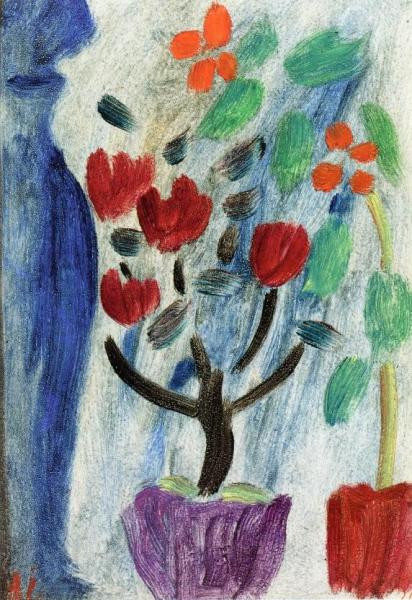 Large Still Life: Flowers by Alexej Von Jawlensky
