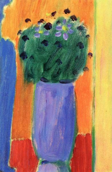 Large Still Life: Flowers In A Violet Vase by Alexej Von Jawlensky Oil Painting Reproductions