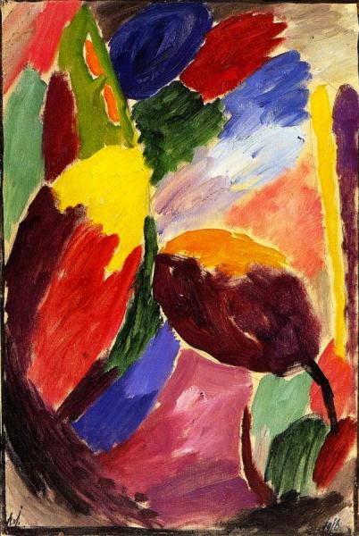 Large Variation: After The Spring Rain by Alexej Von Jawlensky