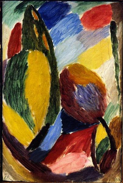 Large Variation: Green Glimmer by Alexej Von Jawlensky