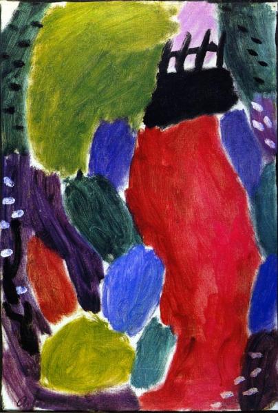 Large Variation: Wide Path - Evening by Alexej Von Jawlensky