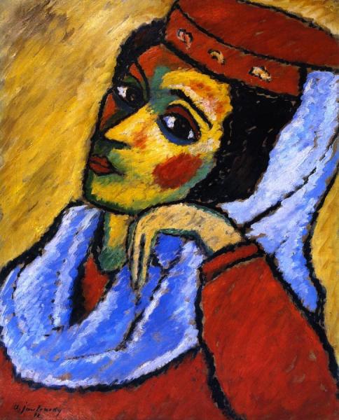 Macedonian Woman by Alexej Von Jawlensky