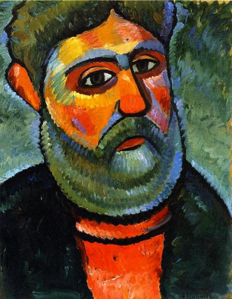 Man With Green Beard by Alexej Von Jawlensky