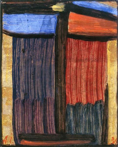 Meditation On Gold Ground by Alexej Von Jawlensky