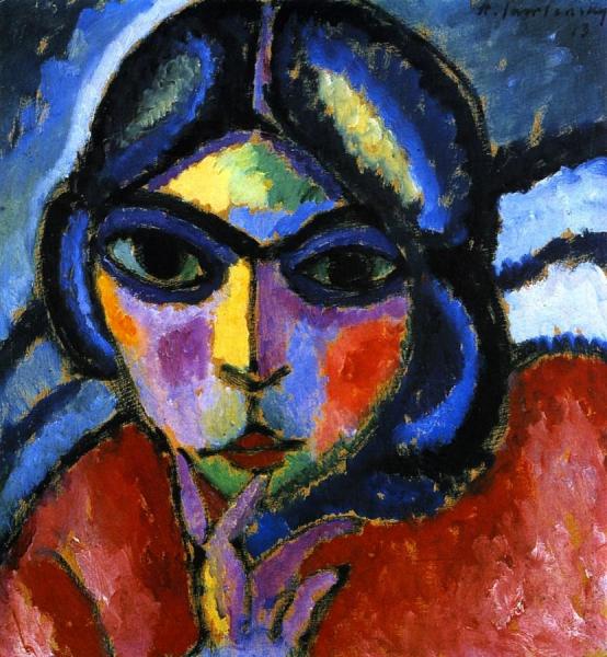 Meditative Woman by Alexej Von Jawlensky