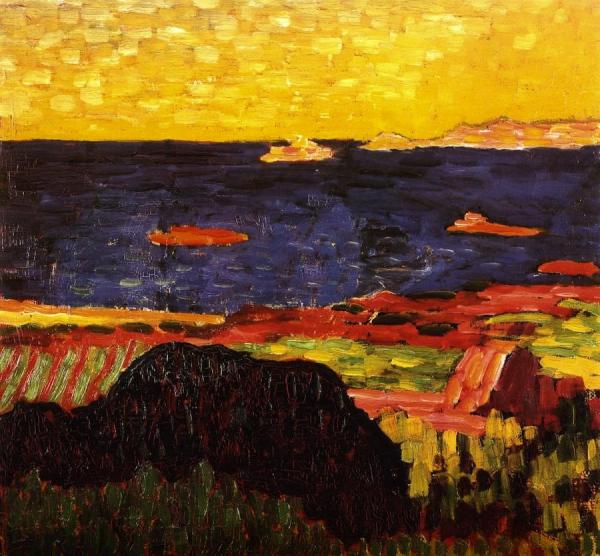 Mediterranean Coast by Alexej Von Jawlensky