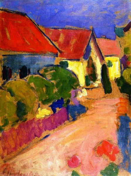 Murnau - Red Roofs by Alexej Von Jawlensky