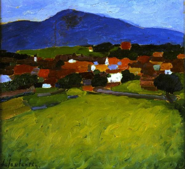 Murnau Village by Alexej Von Jawlensky