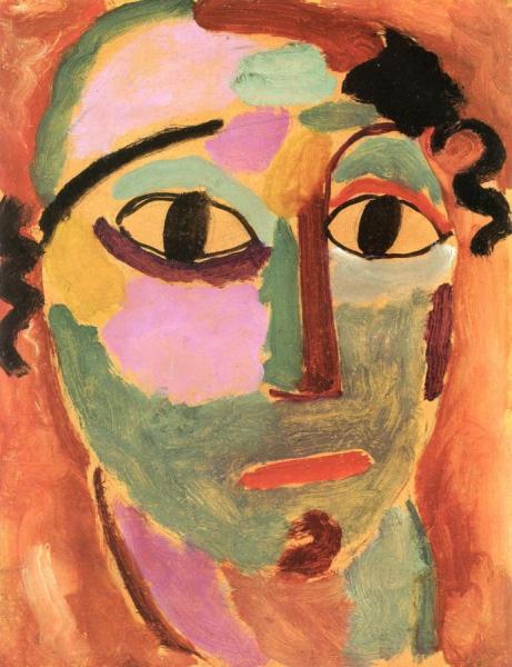 Mystical Head: Astonishment by Alexej Von Jawlensky