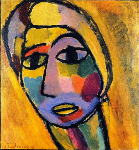 Mystical Head: Earth by Alexej Von Jawlensky
