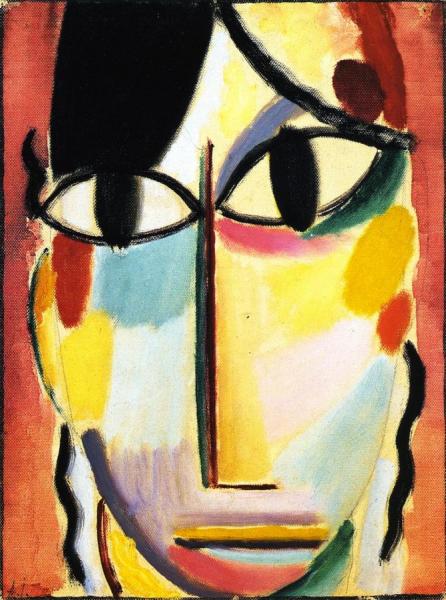Mystical Head: Fallen Angel Ii by Alexej Von Jawlensky