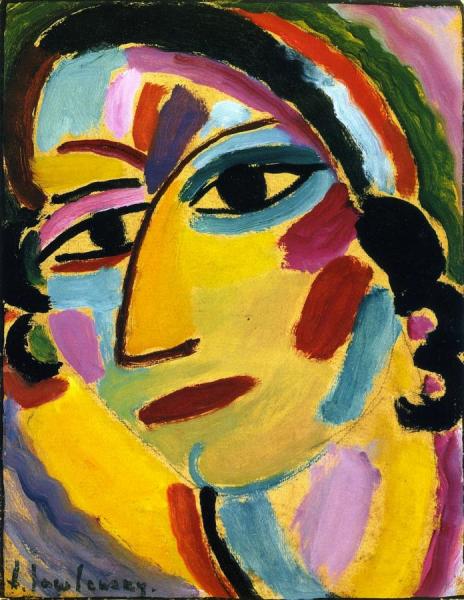 Mystical Head: Galka by Alexej Von Jawlensky