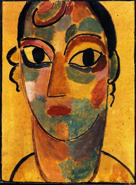 Mystical Head: Girl From Ascona by Alexej Von Jawlensky