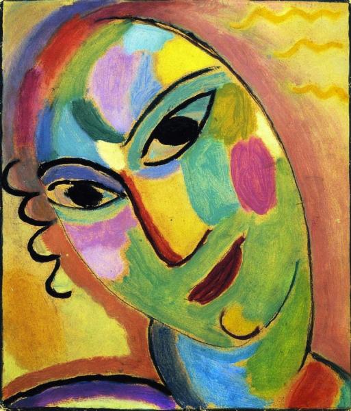 Mystical Head Heads Group I "angel" by Alexej Von Jawlensky
