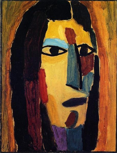 Mystical Head: John The Baptist by Alexej Von Jawlensky