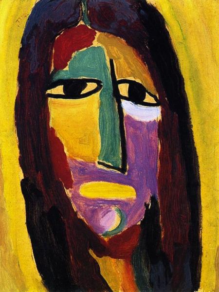 Mystical Head: John The Baptist by Alexej Von Jawlensky