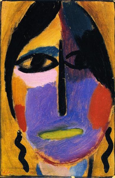 Alexej Von Jawlensky Mystical Head: Raven's Wing Iii