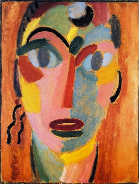 Mystical Head: Young Buddha by Alexej Von Jawlensky