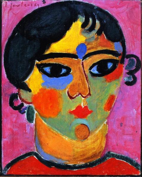 Neapolitan Girl by Alexej Von Jawlensky