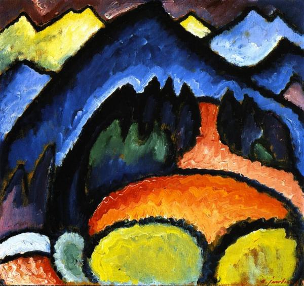 Oberstdorf by Alexej Von Jawlensky