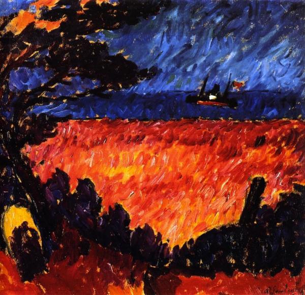 On The Baltic by Alexej Von Jawlensky