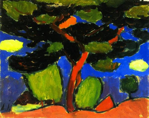 Pine Tree by Alexej Von Jawlensky Oil Painting Reproductions