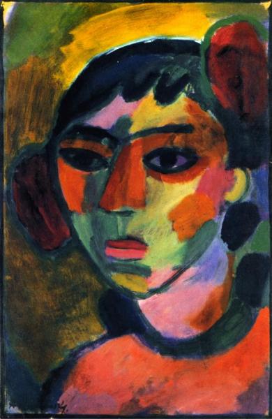 Portrait by Alexej Von Jawlensky