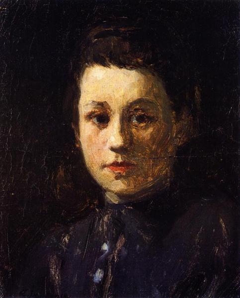 Portrait Of Young Helene by Alexej Von Jawlensky