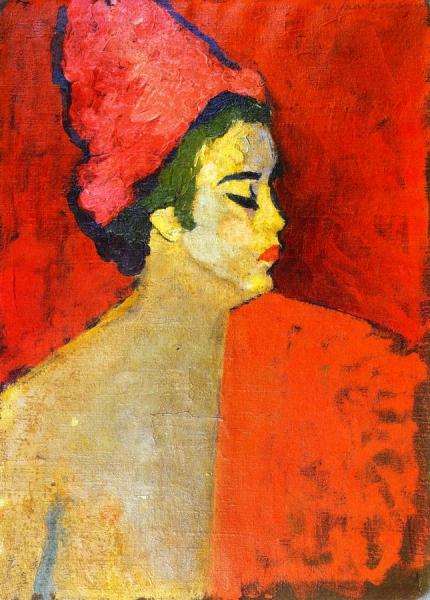 Purple Turban by Alexej Von Jawlensky