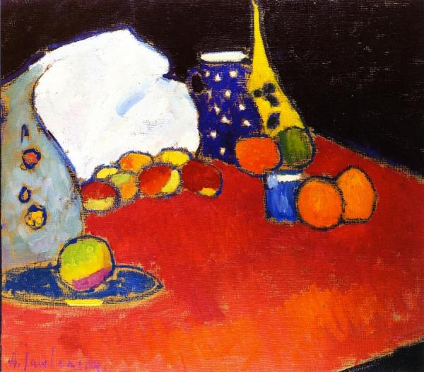 Red Table by Alexej Von Jawlensky