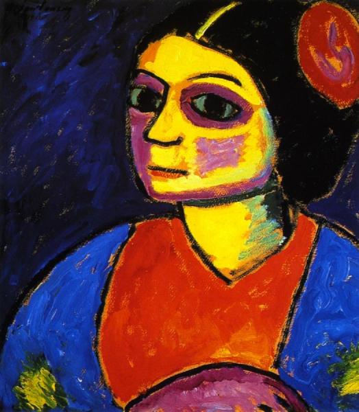 Russian Woman by Alexej Von Jawlensky