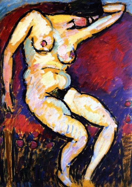 Sleeping Woman by Alexej Von Jawlensky