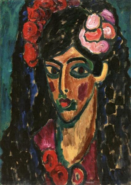 Spanish Woman by Alexej Von Jawlensky