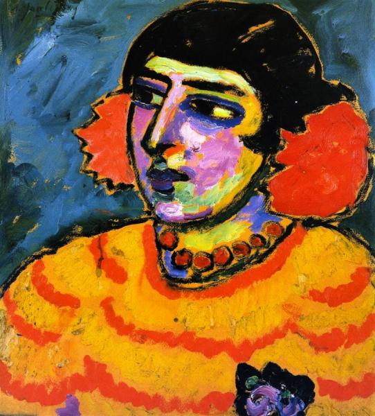Spanish Woman by Alexej Von Jawlensky