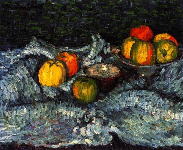 Still Life With Apples by Alexej Von Jawlensky