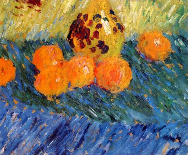 Still Life With Oranges by Alexej Von Jawlensky