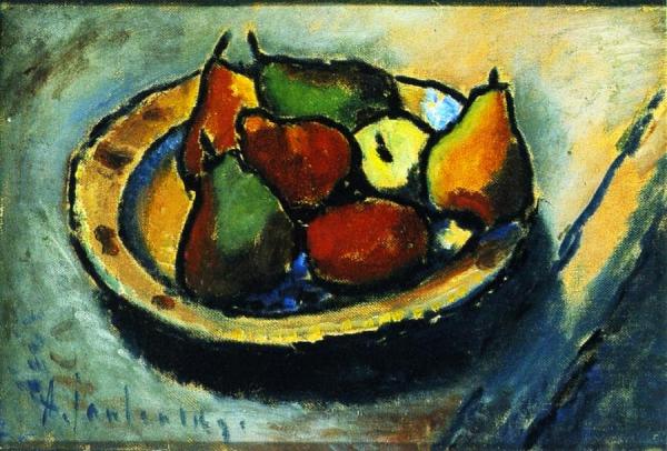 Still Life With Pears by Alexej Von Jawlensky